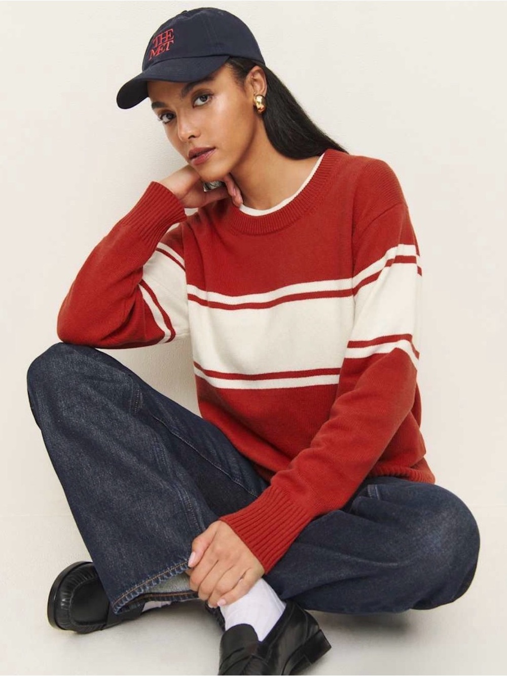 Reformation Varsity Sweater